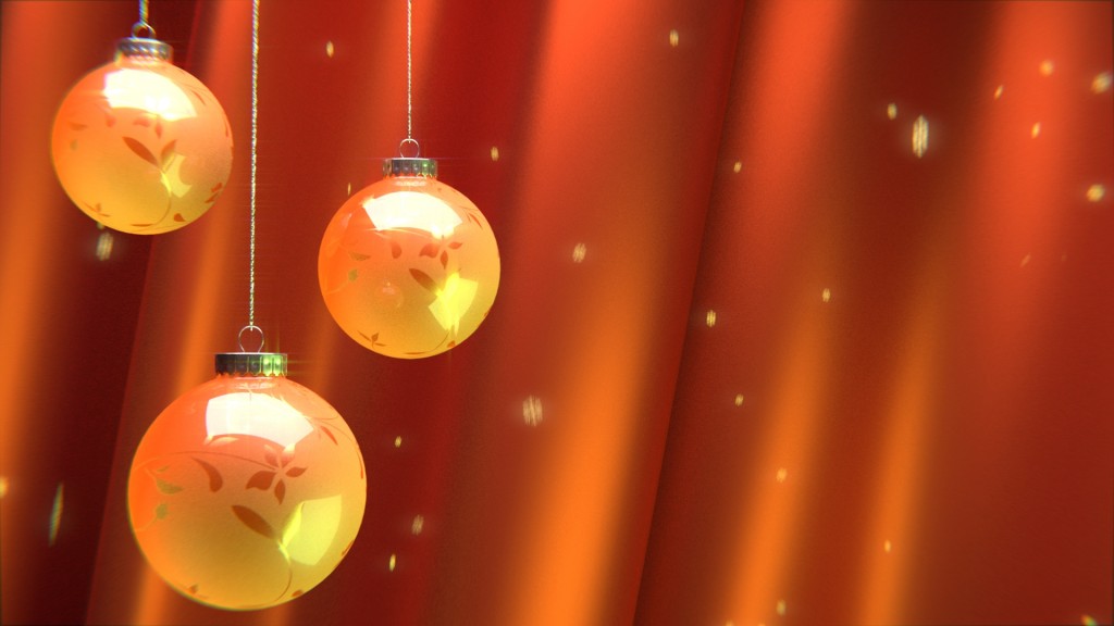Christmas ornaments scene preview image 1